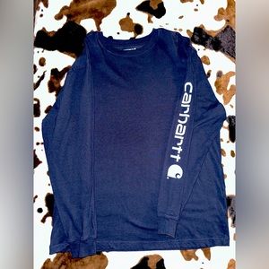 Navy Carhartt long sleeve